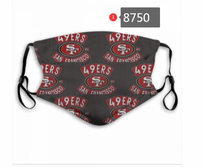 2020 San Francisco 49ers  #77 Dust mask with filter